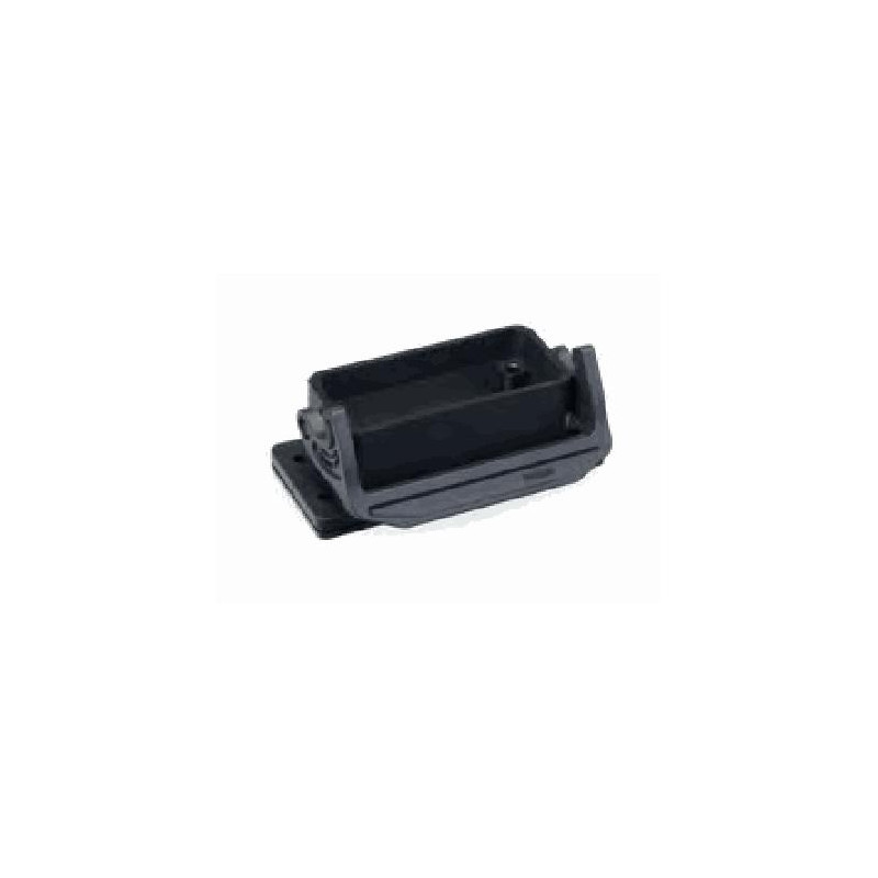 Embase encastrée 10A, Polyamide, Polyamide, IP65, Sortie basse